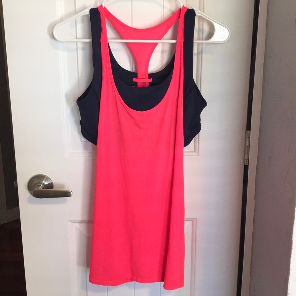 Lululemon tank bra combo shirt